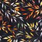 Preview: Viskosejersey Crepe Blätter herbstbunt - FVJ